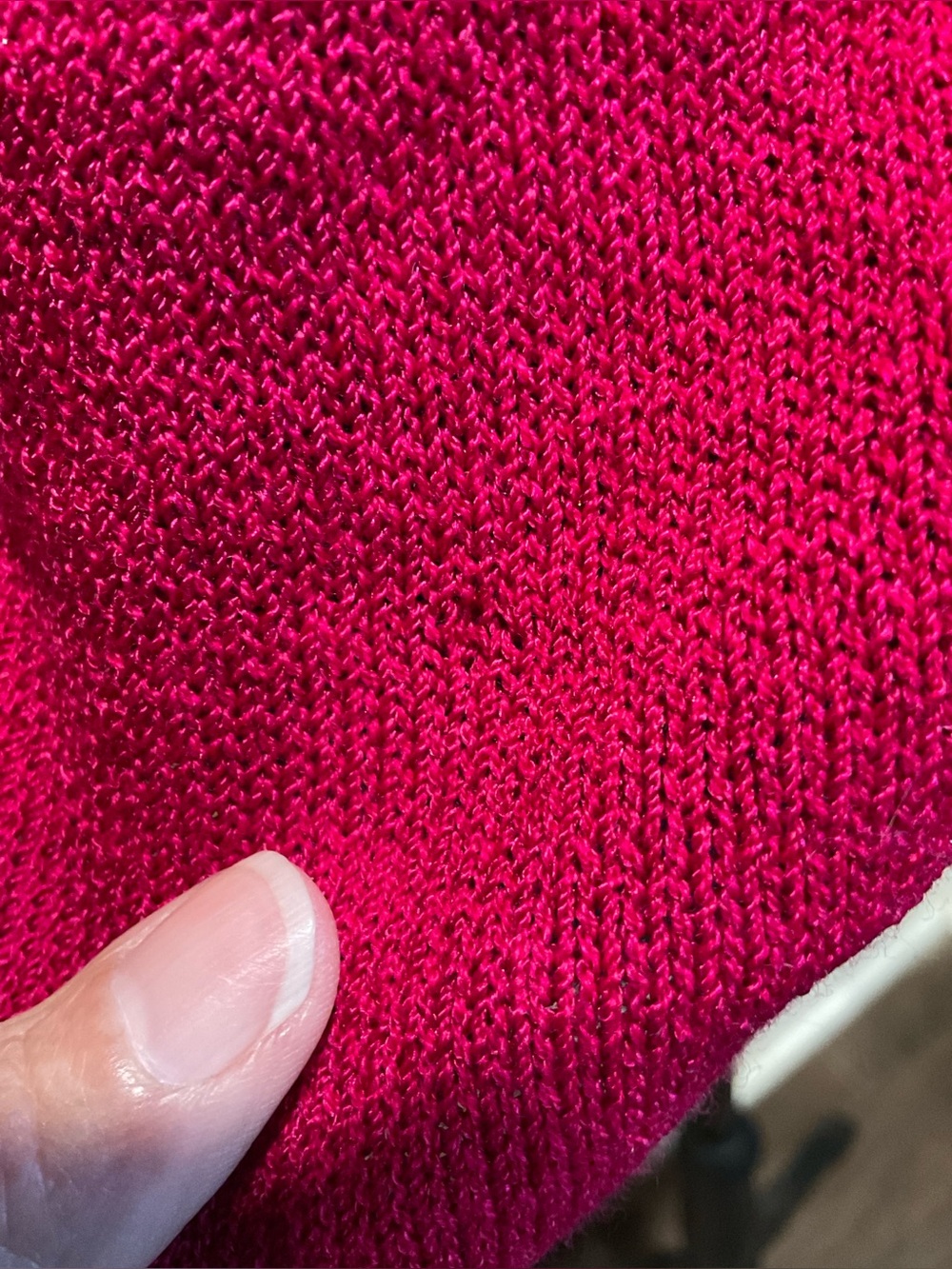 St. John Vintage Knit Tank In Raspberry Sz S - Picture 8 of 9
